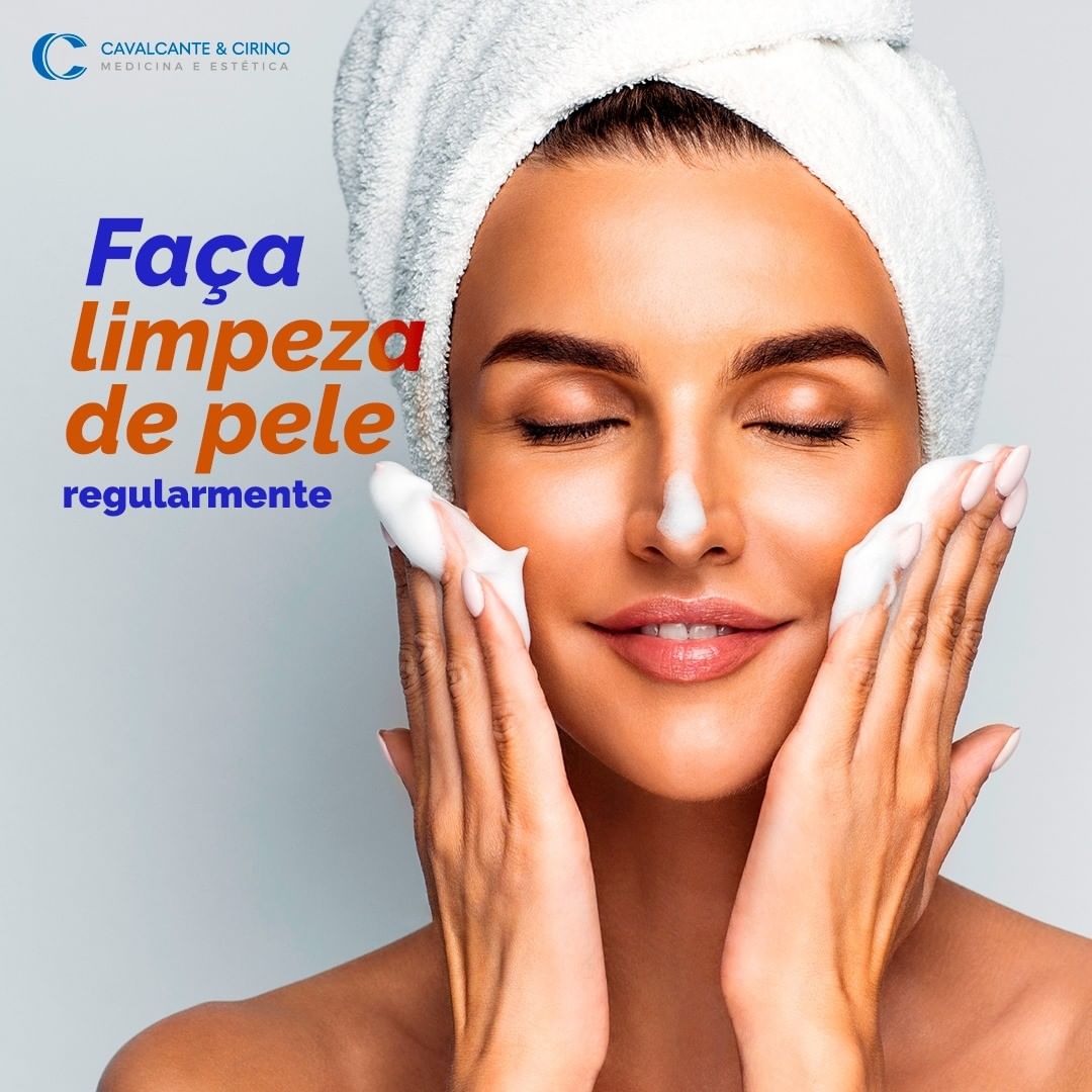 faca sua limpeza de pele